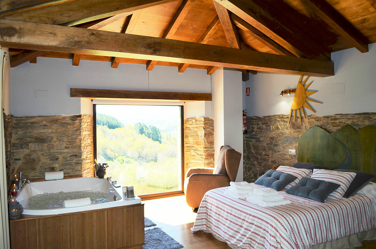 Casa Rural Rincón de Oscos. Casa con jacuzzi. 30 hoteles con jacuzzi en Asturias
