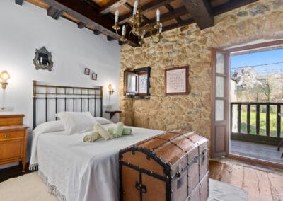 Habitación noble Casa rural Moradiellos Axtur en Arenas de Cabrales.