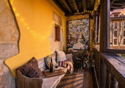 Balcón Casa rural Moradiellos Axtur en Arenas de Cabrales.